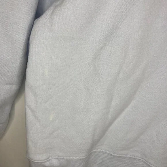 AYR All Year Round The Sweatshirt Crewneck Light Blue Small **FLAW** 100% Cotton - Picture 6 of 12